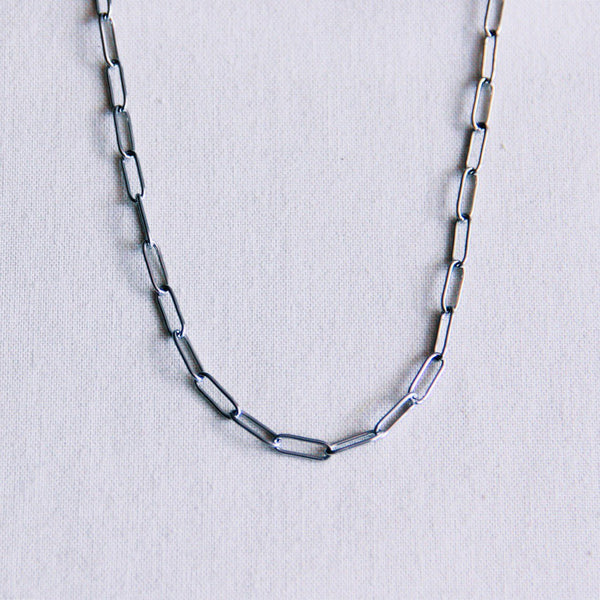 Halskette - D-Chain Glieder - Silber