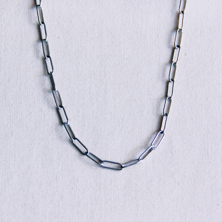 Halskette - D-Chain Glieder - Silber