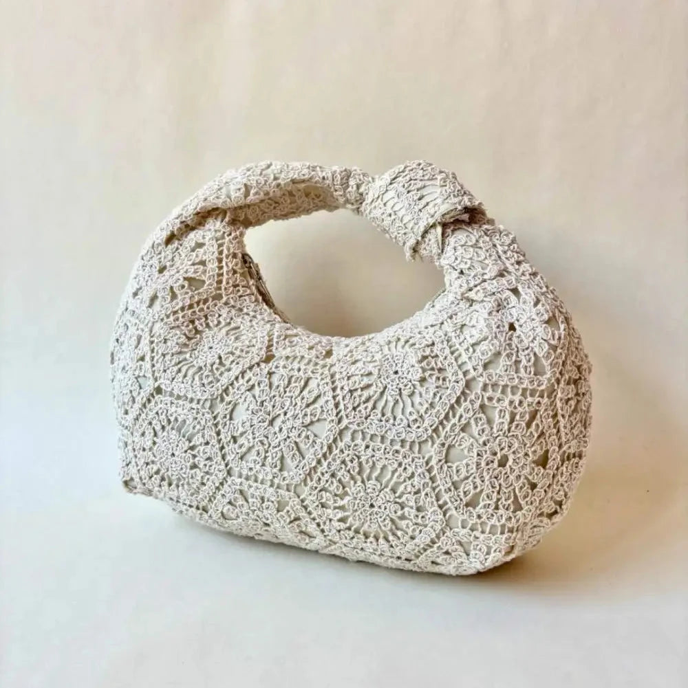 JIP BAG - Häkeltasche Clutch - Handtasche Makramee