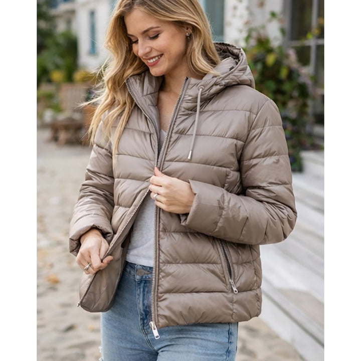 Jacke - Steppjacke - Pufferjacke - beige - 3 Größen