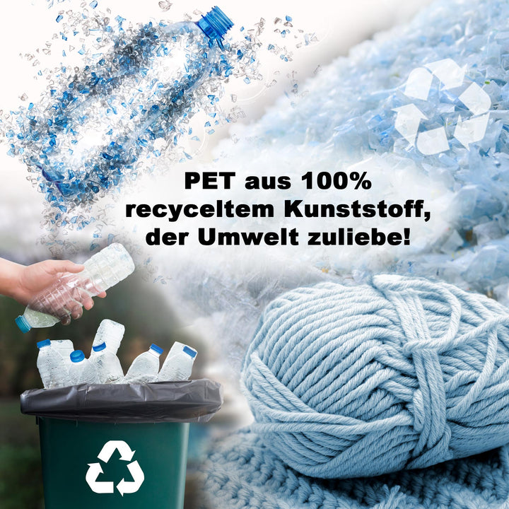 Sitzhocker - Outdoor Kissen - Fußhocker - Bodenkissen - Pouf MERINO ø40cm - 3 Farben
