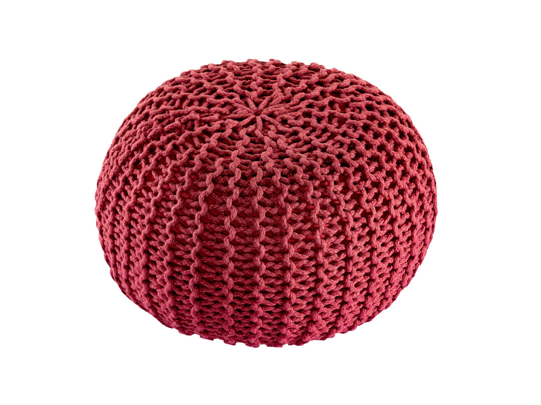 Sitzhocker - Outdoor Kissen - Fußhocker - Bodenkissen - Pouf PREMIUM ø45cm - 9 Farben