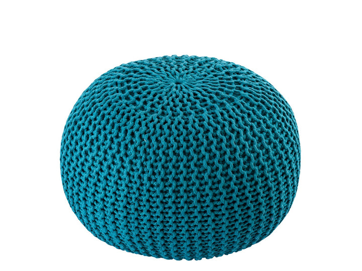 Sitzhocker - Outdoor Kissen - Fußhocker - Bodenkissen - Pouf PREMIUM ø45cm - 9 Farben