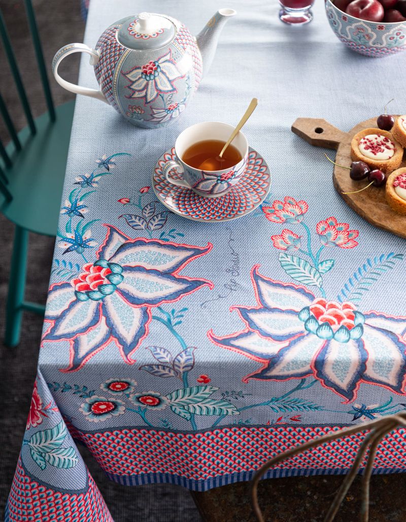 Tischdecke FLOWER FESTIVAL Blue 150x250cm