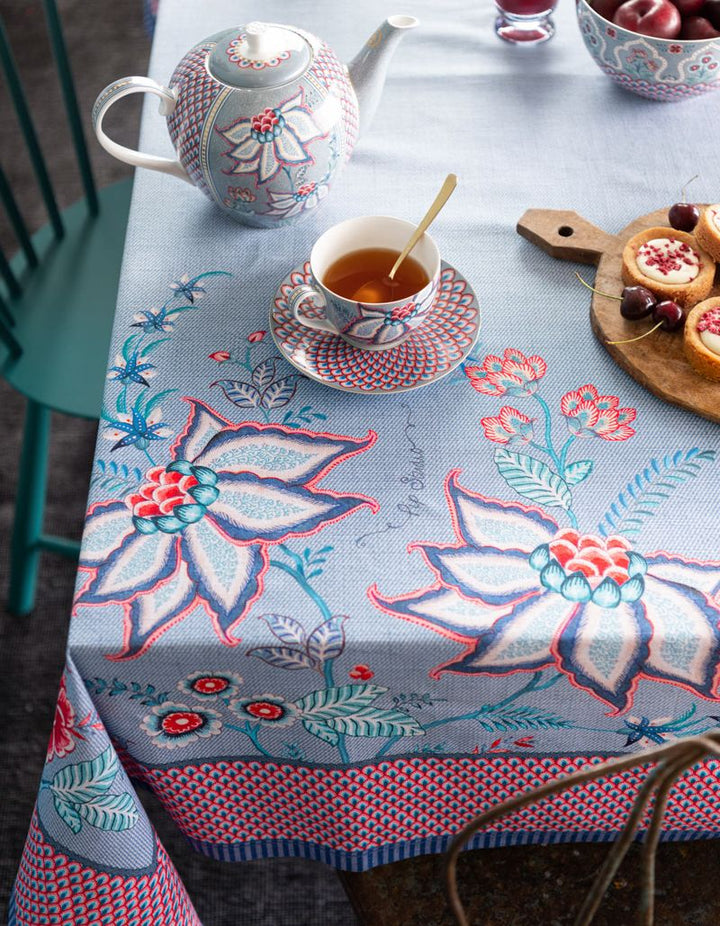 Tischdecke FLOWER FESTIVAL Blue 150x250cm
