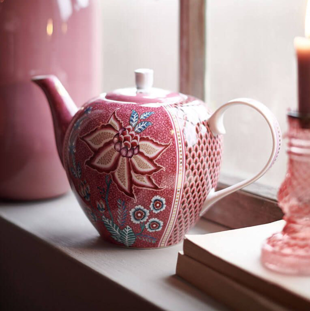 Teekanne FLOWER FESTIVAL Dark Pink