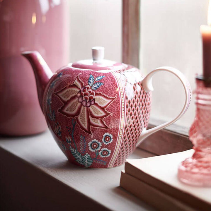 Teekanne FLOWER FESTIVAL Dark Pink