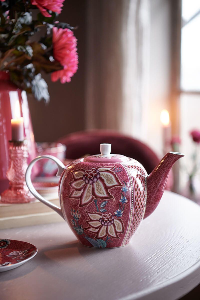 Teekanne FLOWER FESTIVAL Dark Pink