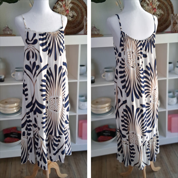 Maxi Trägerkleid