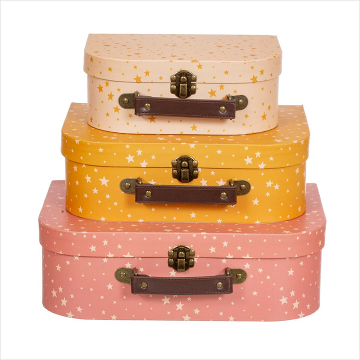 LITTLE STARS Suitcases - Deko Koffer 3er-Set