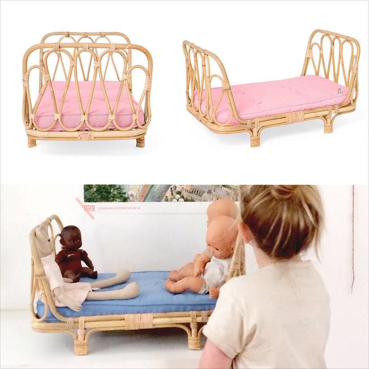 Poppie Classic Day Bed Collection - Puppenbett - Haustierbett - Dekobettchen