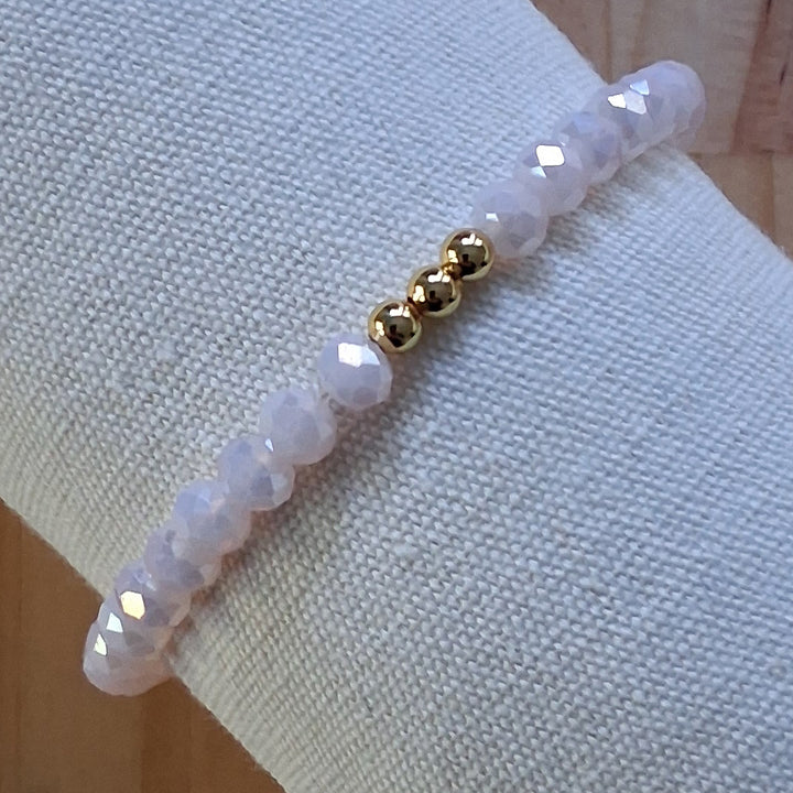 Armband - elastisches Band mit Perlen 8mm