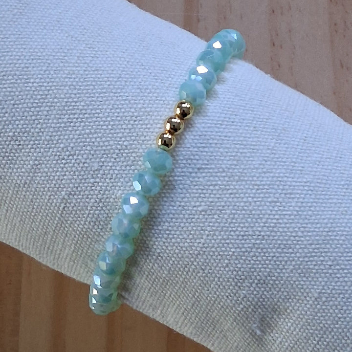 Armband - elastisches Band mit Perlen 8mm