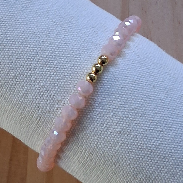 Armband - elastisches Band mit Perlen 8mm