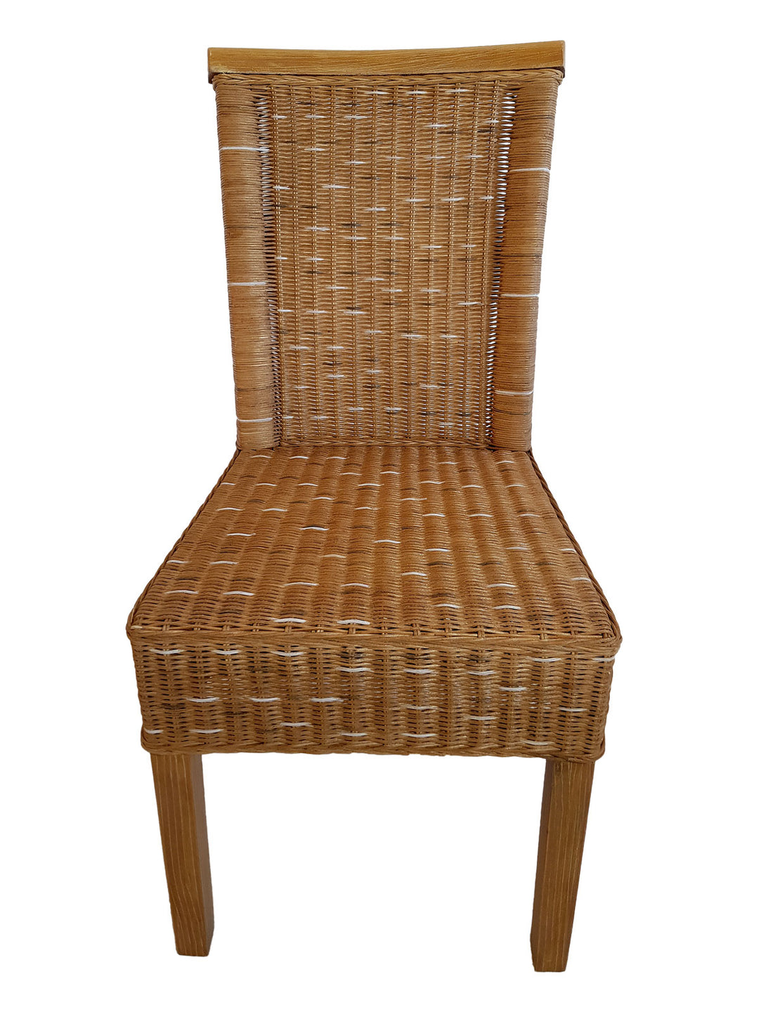 Esszimmer Stühle PERTH - Korbstühle - Rattan - 4er-Set Capuccino