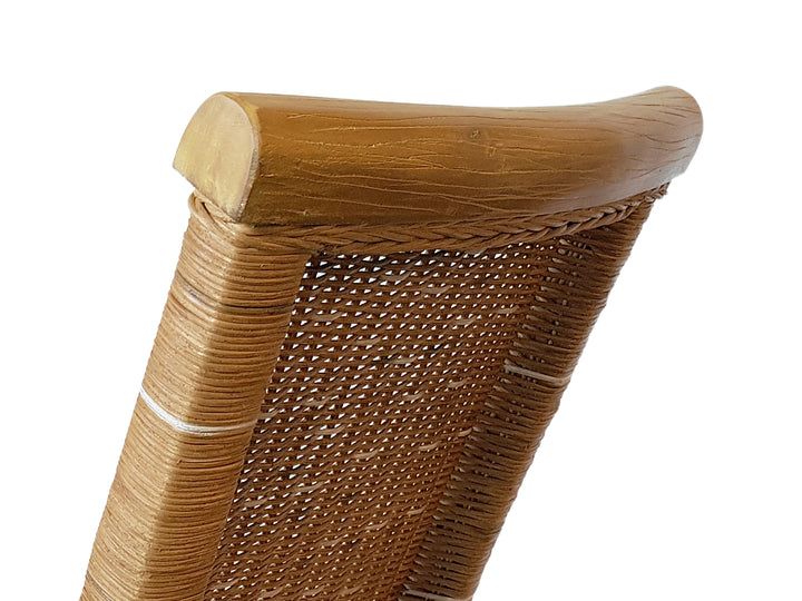 Esszimmer Stühle PERTH - Korbstühle - Rattan - 4er-Set Capuccino