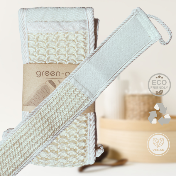 Pflege-Set MAMORE - Peelinghandschuh + Rückenschrubber + Loofah Schwamm + Bimsstein