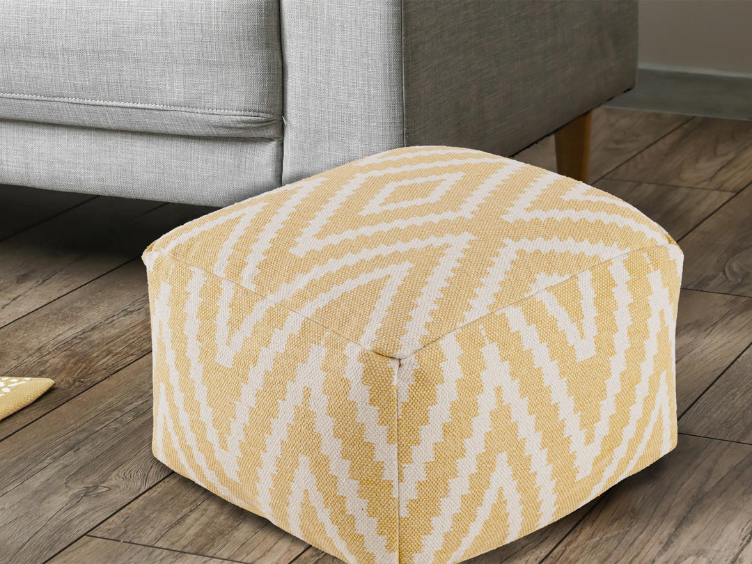 Sitzhocker PERU - Fußhocker - Sitzwürfel - Pouf - Bodenkissen - Kelim Muster in 6 Farben
