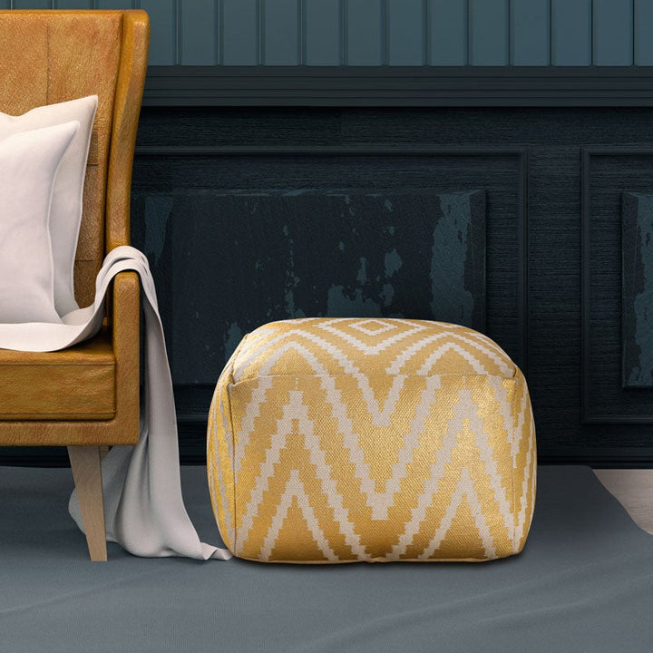 Sitzhocker PERU - Fußhocker - Sitzwürfel - Pouf - Bodenkissen - Kelim Muster in 6 Farben