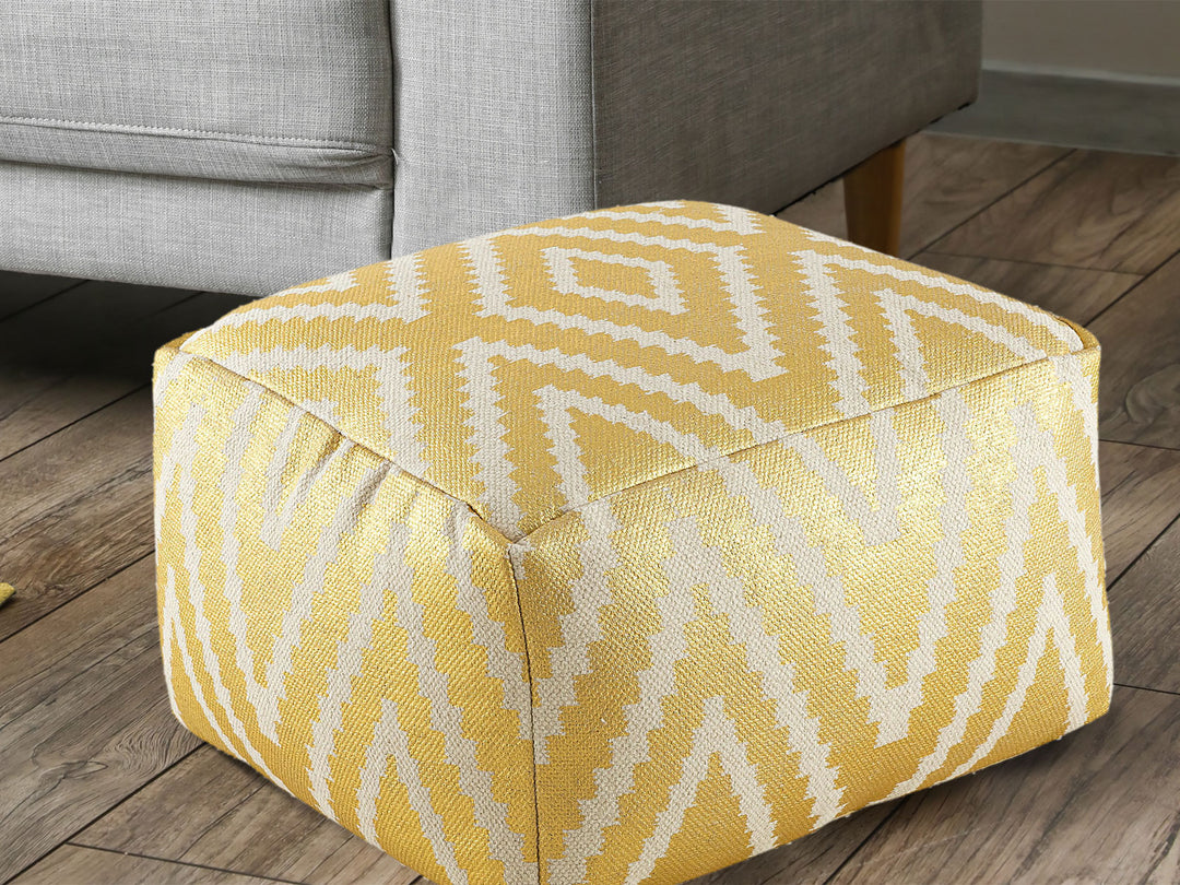 Sitzhocker PERU - Fußhocker - Sitzwürfel - Pouf - Bodenkissen - Kelim Muster in 6 Farben