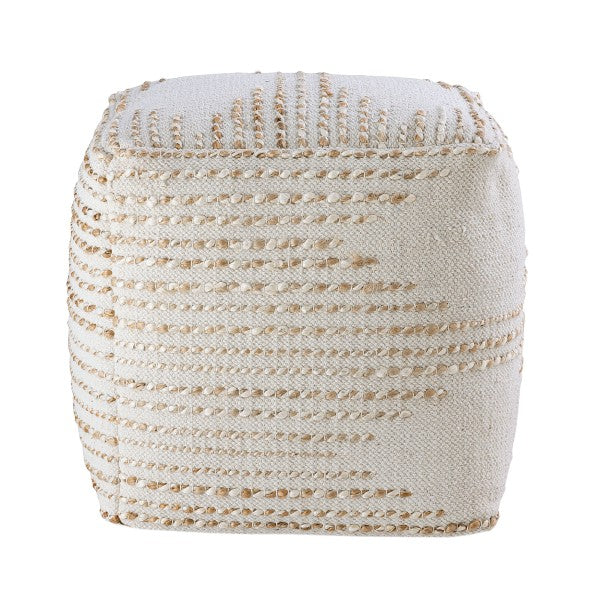 Sitzhocker - Sitzpouf - Deko Hocker - Sitzwürfel - Natur Jute