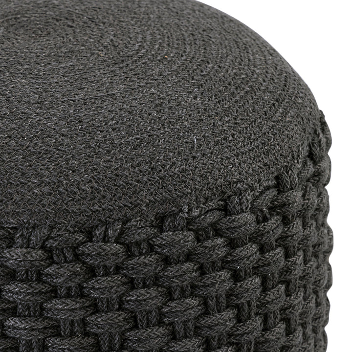 Sitzhocker - Outdoor Kissen - Fußhocker - Bodenkissen - Pouf MERINO ø40cm - 3 Farben