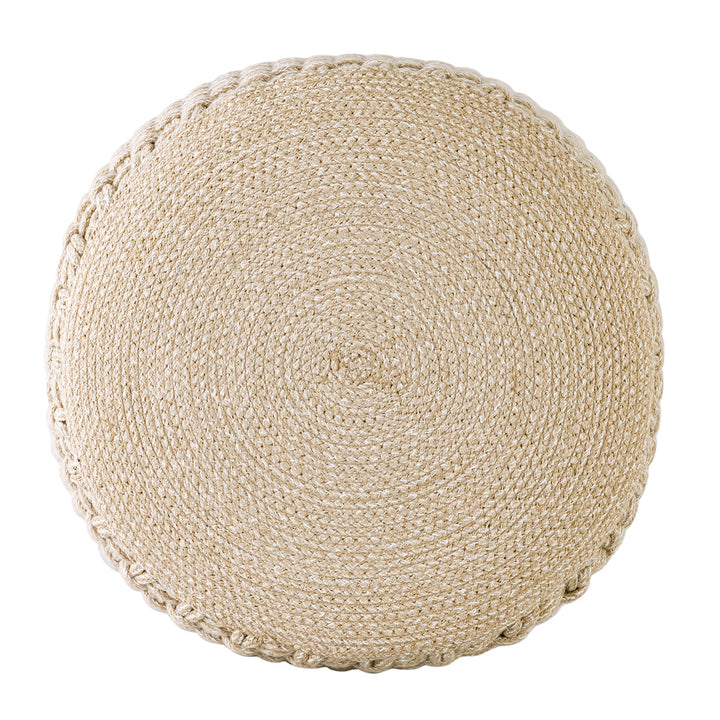 Sitzhocker - Outdoor Kissen - Fußhocker - Bodenkissen - Pouf MERINO ø40cm - 3 Farben