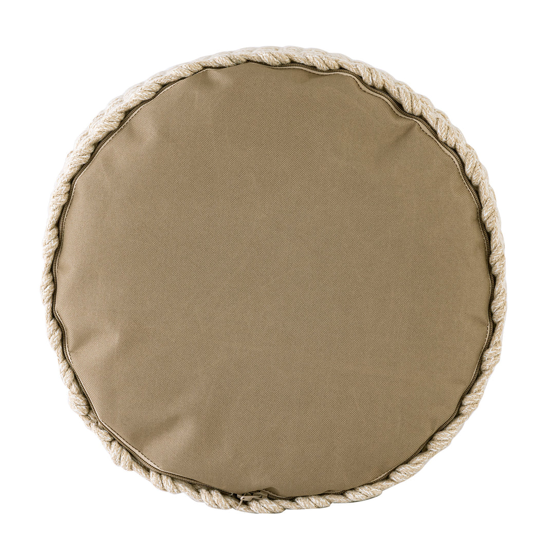 Sitzhocker - Outdoor Kissen - Fußhocker - Bodenkissen - Pouf MERINO ø40cm - 3 Farben