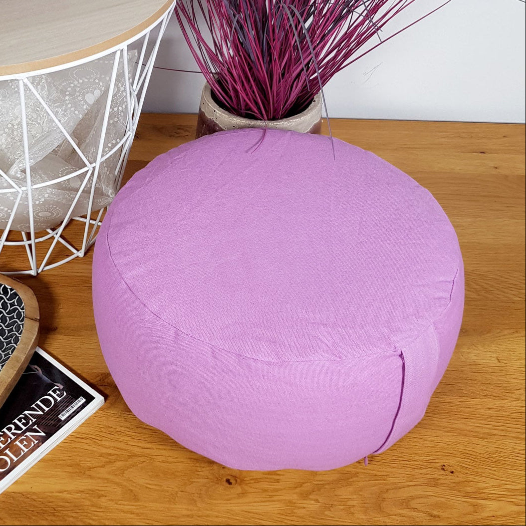 Yogakissen - Meditationskissen - Sitzkissen - Bodenkissen - Lotussitz ø31xH14cm - 2 Farben