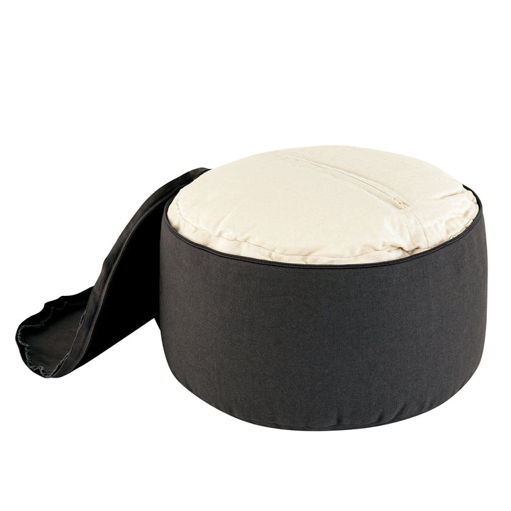 Yogakissen - Meditationskissen - Sitzkissen - Bodenkissen - Lotussitz ø31xH20cm - 3 Farben