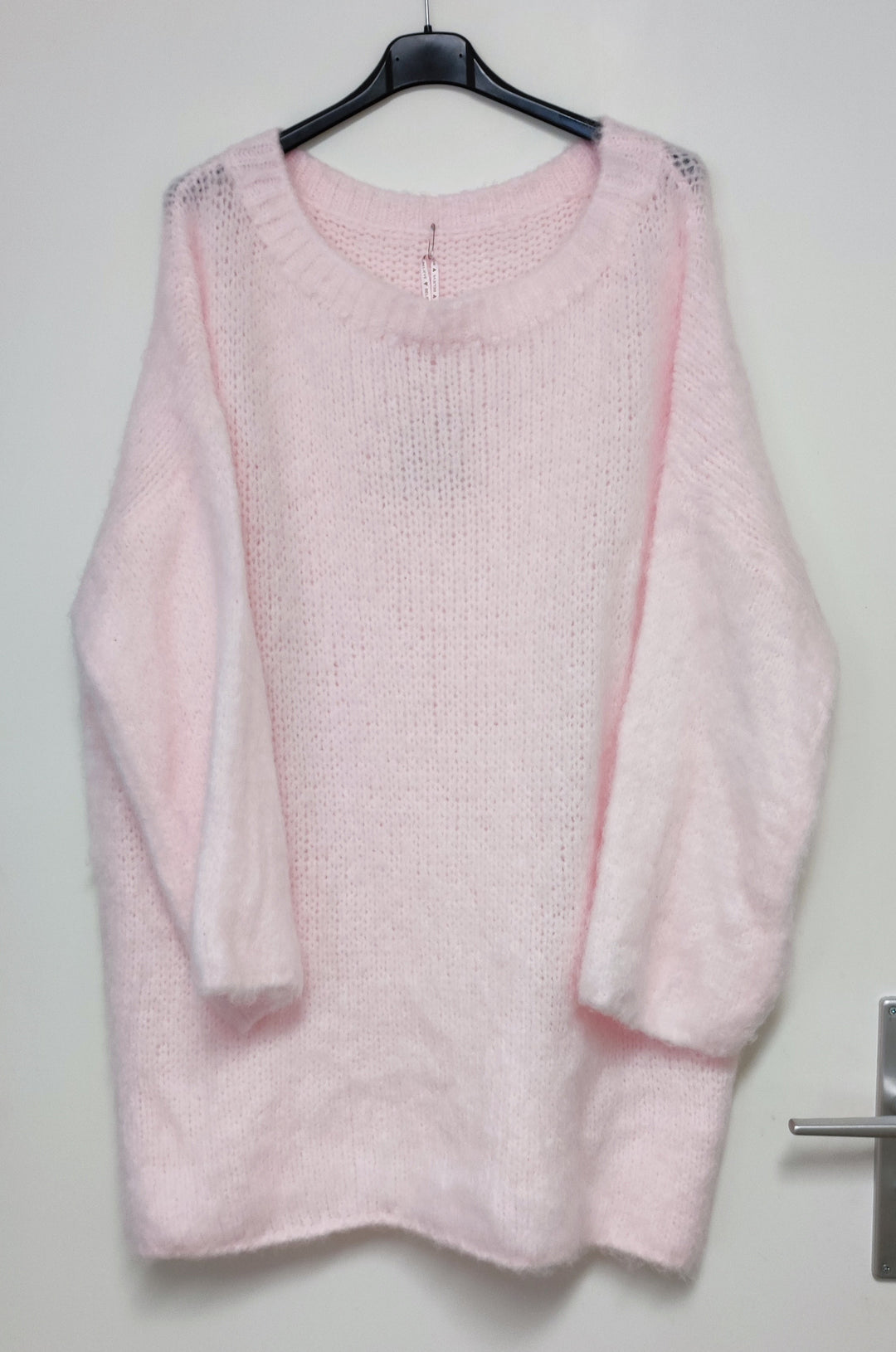 Longpullover - Boucle Pullover - Pulloverkleid - Strickkleid - div. Farben