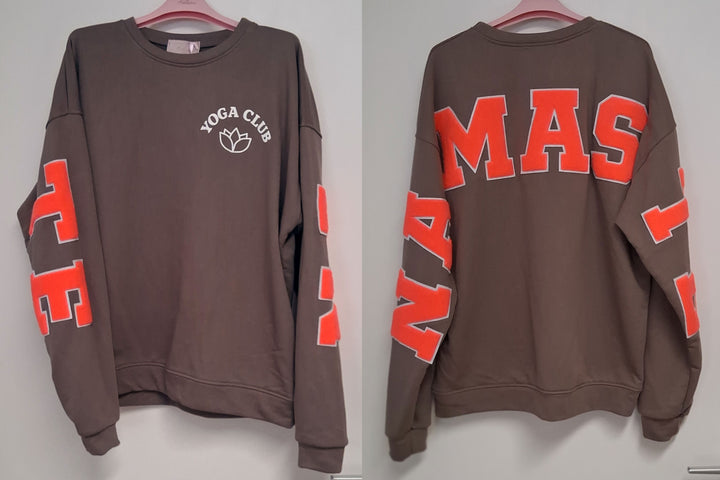 Pullover YOGA CLUB / NAMASTE - Oversize Sweatshirt - div. Farben