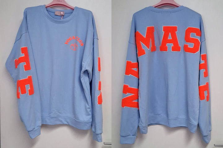 Pullover YOGA CLUB / NAMASTE - Oversize Sweatshirt - div. Farben