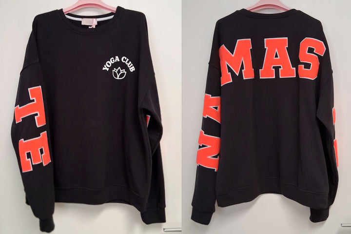 Pullover YOGA CLUB / NAMASTE - Oversize Sweatshirt - div. Farben
